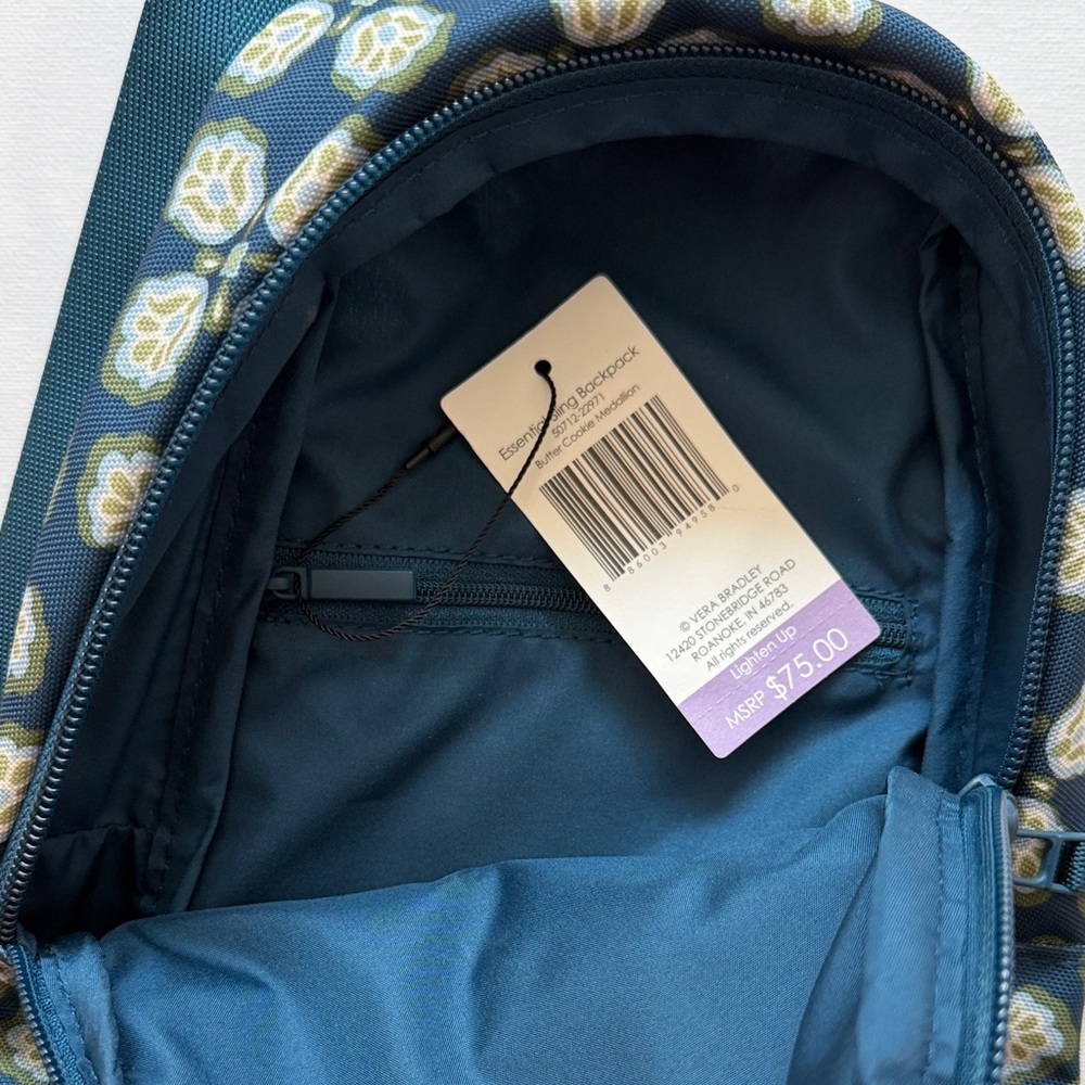 Vera Bradley Essential Sling Backpack Butter Cookie NWT - Picture 3 of 7